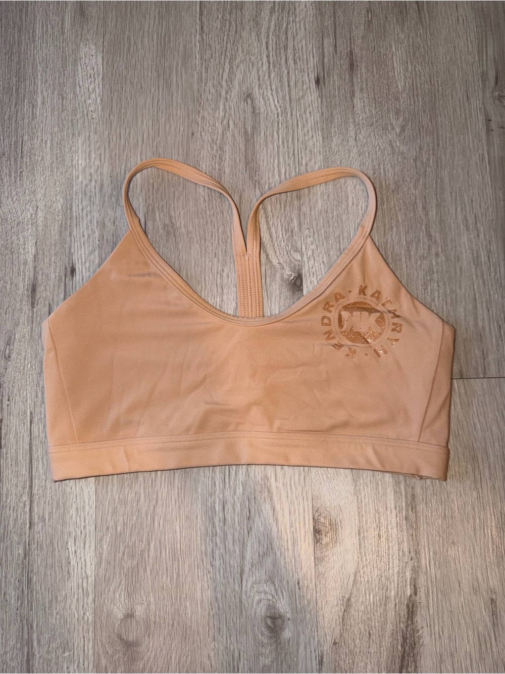 Gymshark Peach/Blush Racerback Light Support Sports Bra